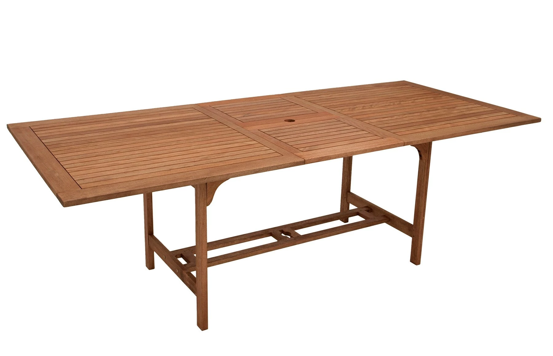 DEGAMO Ausziehtisch 180/230x100cm, Eukalyptus Geölt 2 DEGAMO Ausziehtisch 180/230x100cm, Eukalyptus Geölt – Bild 2