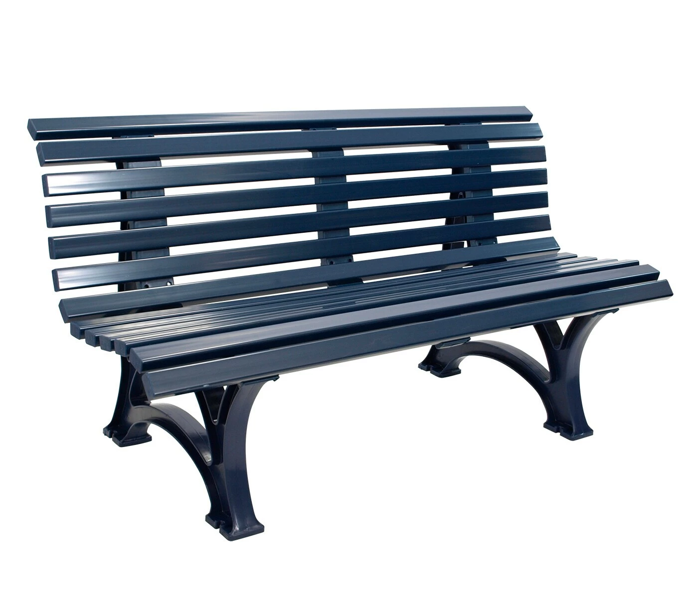 Gartenmoebel-einkauf Bank HELGOLAND 3-sitzer, Kunststoff Blau 1 Gartenmoebel-einkauf Bank HELGOLAND 3-sitzer, Kunststoff Blau