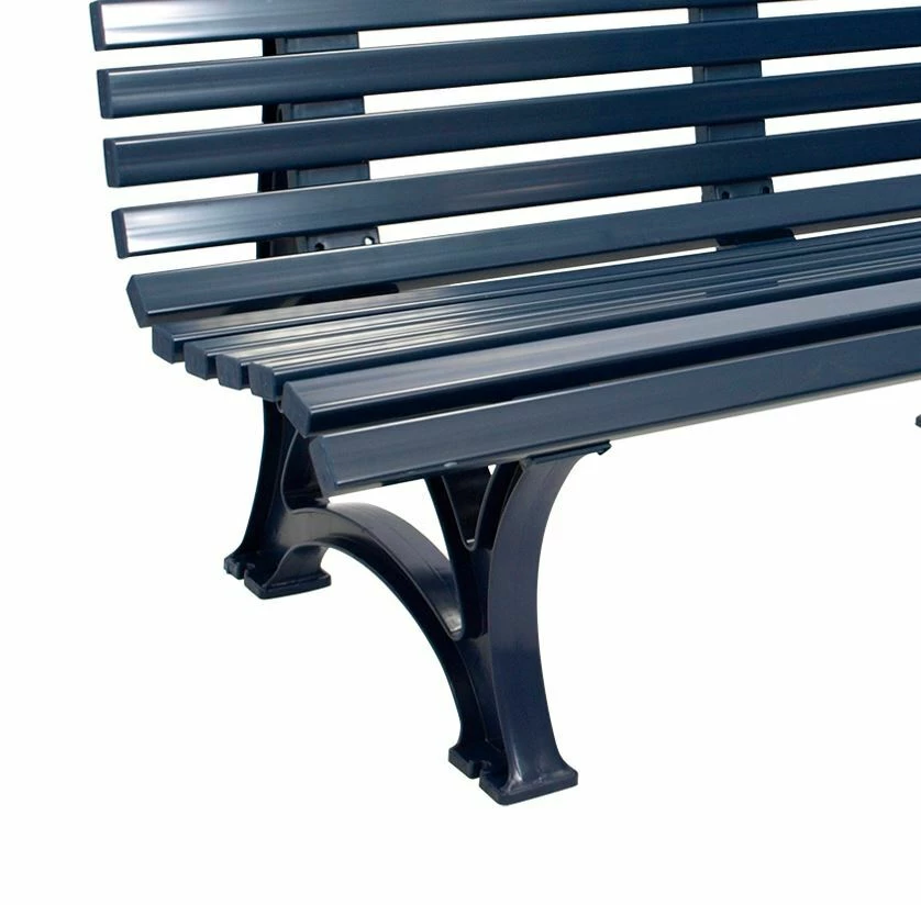 Gartenmoebel-einkauf Bank HELGOLAND 3-sitzer, Kunststoff Blau 4 Gartenmoebel-einkauf Bank HELGOLAND 3-sitzer, Kunststoff Blau – Bild 4