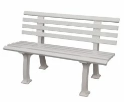 Gartenmoebel-einkauf Bank IBIZA 2-sitzer, Kunststoff Weiss