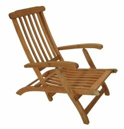 DEGAMO Deckchair MAINE Klappbar, Eukalyptus Geölt, -Zipper Geschäft 8600319700 45242769 prod 003