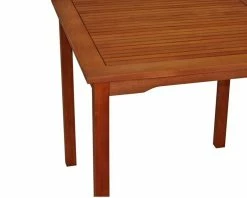 DEGAMO Tisch LAGO 75x75cm, Eukalyptus Geölt, 5 DEGAMO Tisch LAGO 75x75cm, Eukalyptus Geölt, -Zipper Geschäft 8600319700 45242771 prod 003