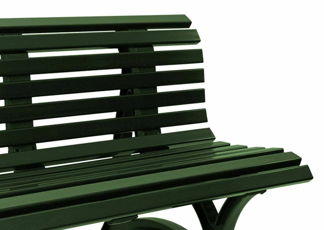 Gartenmoebel-einkauf Bank HELGOLAND 3-sitzer, Kunststoff Grün 4 Gartenmoebel-einkauf Bank HELGOLAND 3-sitzer, Kunststoff Grün – Bild 4