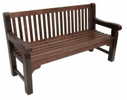 DEGAMO Bank BRISTOL 3-sitzer, Eukalyptus Dunkel Geölt,