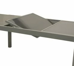 DEGAMO Ausziehtisch PISA 180/240x100cm, Aluminium + Glas 8 DEGAMO Ausziehtisch PISA 180/240x100cm, Aluminium + Glas -Zipper Geschäft 8600319700 47715034 prod 004