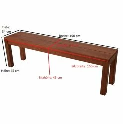 DEGAMO Hockerbank BRASILIA 3-sitzer, Eukalyptus Geölt -Zipper Geschäft 8600319700 51155283 prod 004