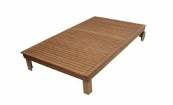 DEGAMO Doppel - Rollenliege RIO, Eukalyptus Geölt, Mit Auflage Cremefarben -Zipper Geschäft 8600319700 55996327 prod 004