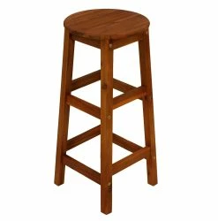 DEGAMO Barset INDRA 3-teilig (2x Hocker, 1x Bartisch 70x70x110cm), Akazienholz Geölt -Zipper Geschäft 8600319700 58748429 prod 005