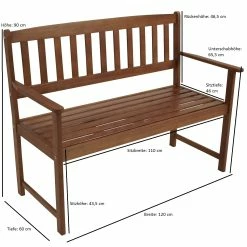 DEGAMO Bank MONTEGO 2-sitzer, Eukalyptus Geölt -Zipper Geschäft 8600319700 61787927 prod 003