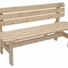 DEGAMO Bank BERGEN 3-sitzer 150cm, Kiefer Natur