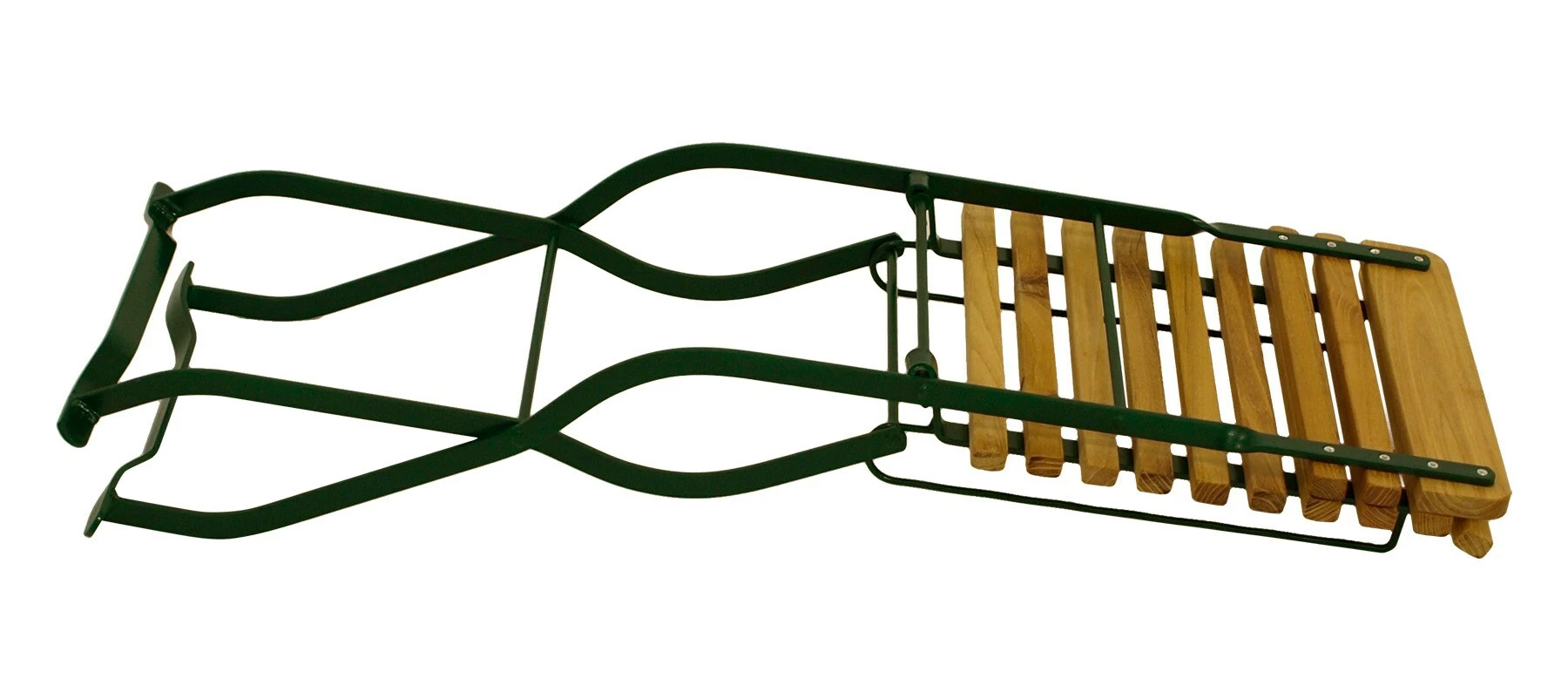 DEGAMO Biergarten - Garnitur MÜNCHEN 3-teilig (2x Stuhl, 1x Tisch 70x70cm), Flachstahl Grün + Robinie 2 DEGAMO Biergarten - Garnitur MÜNCHEN 3-teilig (2x Stuhl, 1x Tisch 70x70cm), Flachstahl Grün + Robinie – Bild 2