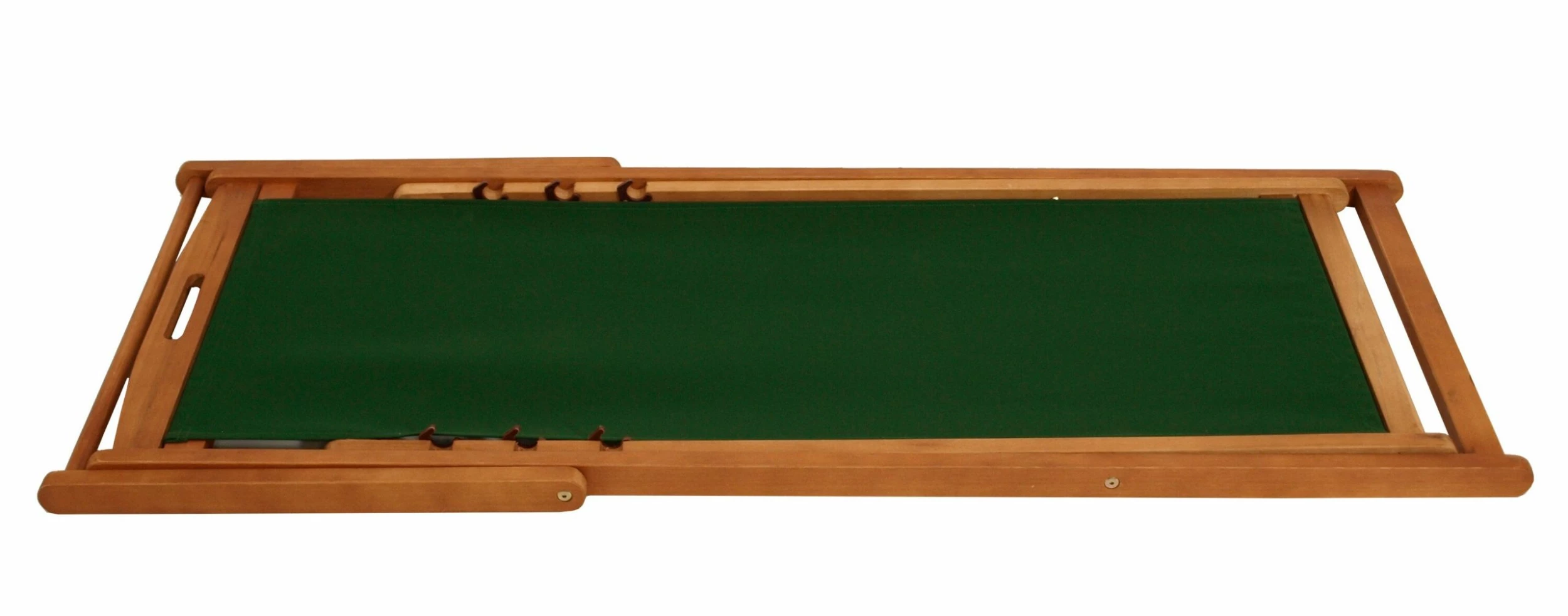 DEGAMO Liegestuhl PLAYA Eukalyptus + Textilbezug Dunkelgrün 2 DEGAMO Liegestuhl PLAYA Eukalyptus + Textilbezug Dunkelgrün – Bild 2