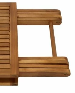 DEGAMO Klapp - Beistelltisch FLORENCIA 50x50cm, Akazienholz Geölt -Zipper Geschäft 8600319700 67437380 prod 005