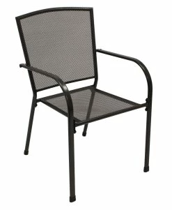 DEGAMO Stapelsessel CLASSIC, Streckmetall Anthrazit, 2 Stück -Zipper Geschäft 8600319700 67701440 prod 004