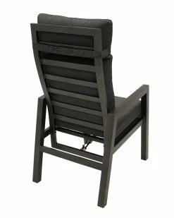 DEGAMO Sessel MANCIANO Hochlehner, Aluminium Dunkelgrau Mit Polster, Stufenlos Verstellbar, 2 Stück -Zipper Geschäft 8600319700 72180377 prod 005