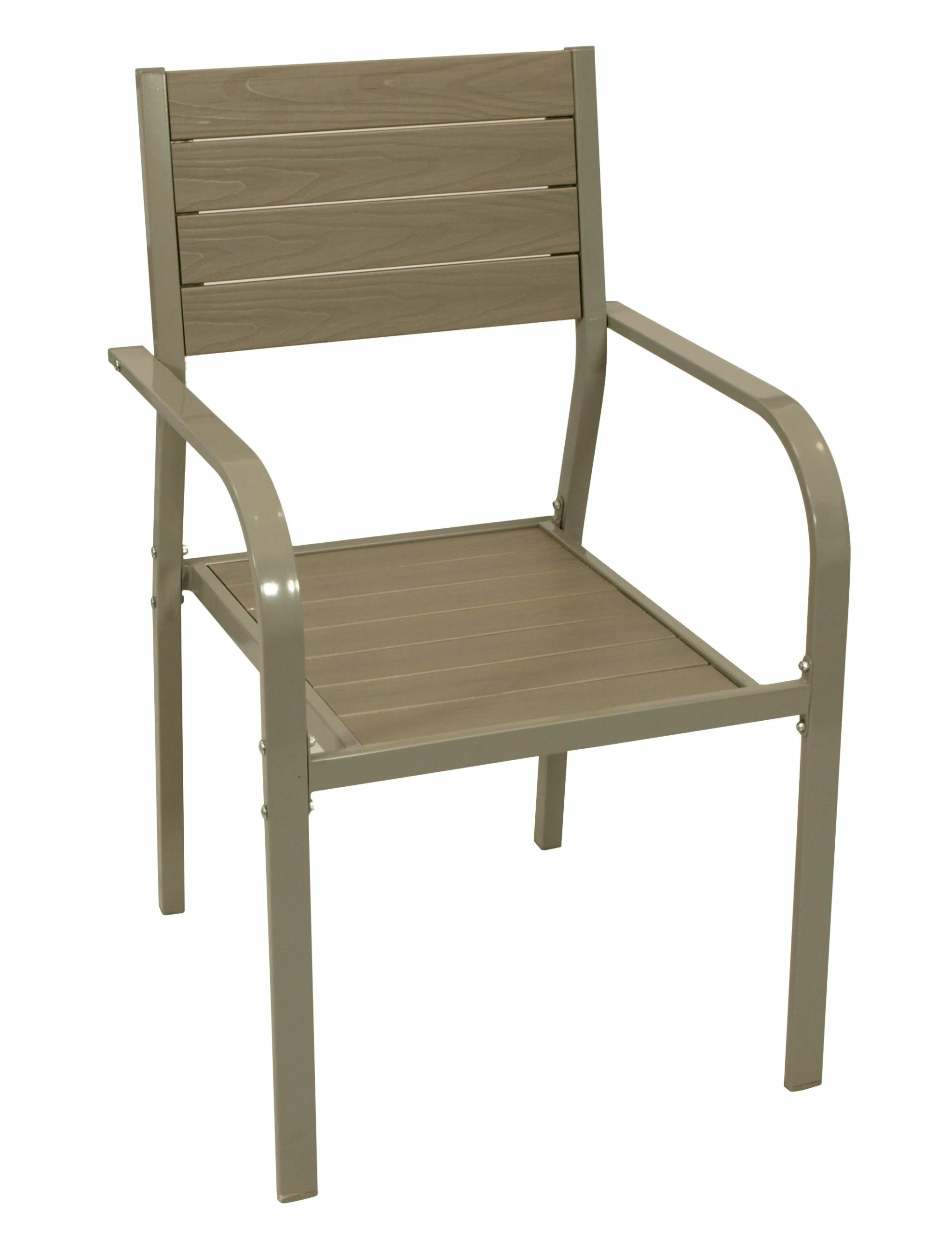 DEGAMO Bistroset VARENNA 3-teilig, Metall + Polywood, Grau 2 DEGAMO Bistroset VARENNA 3-teilig, Metall + Polywood, Grau – Bild 2