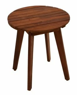 DEGAMO Beistelltisch BAYAMO 40cm Rund,Akazie Geölt