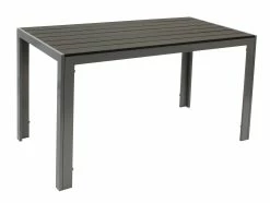 DEGAMO Garnitur SORANO 5-teilig Mit Tisch 70x125cm, Aluminium + Polywood + Kunstgewebe Schwarz -Zipper Geschäft 8600319700 77656851 prod 005