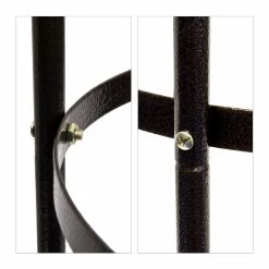 Relaxdays Rankhilfe Obelisk Metall Braun 190 Cm -Zipper Geschäft 8600323900 100178800 prod 004