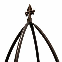 Relaxdays Rankhilfe Obelisk Metall Braun 190 Cm -Zipper Geschäft 8600323900 100178800 prod 005