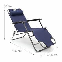 Relaxdays Sonnenliege Klappbar -Zipper Geschäft 8600323900 10020080193 prod 004