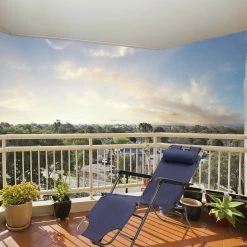 Relaxdays 1 X Sonnenliege Klappbar Dunkelblau -Zipper Geschäft 8600323900 100330700 prod 005