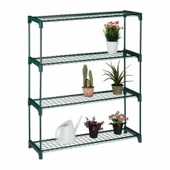 Relaxdays Pflanzenregal Mit 4 Ablagen