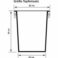 Gartenfreude Blumenkübeleinsatz Pflanzeimer Mit Bewässerungssystem -Zipper Geschäft 8600335500 4000 1023 prod 004