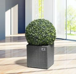 Gartenfreude Pflanzkübel Polyrattan Blumentopf -Zipper Geschäft 8600335500 4000 1035 056 prod 006
