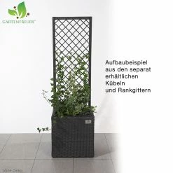 Gartenfreude Pflanzkübel Polyrattan Blumentopf -Zipper Geschäft 8600335500 4000 1054 001 prod 003