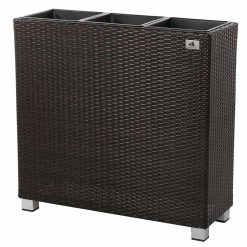 Gartenfreude Raumteiler Polyrattan Hochbeet Mit Pflanzkübel -Zipper Geschäft 8600335500 4000 1071 022 prod 004