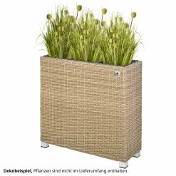Gartenfreude Raumteiler Polyrattan Hochbeet Mit Pflanzkübel -Zipper Geschäft 8600335500 4000 1071 062 prod 003