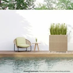 Gartenfreude Raumteiler Polyrattan Hochbeet Mit Pflanzkübel -Zipper Geschäft 8600335500 4000 1071 062 prod 006