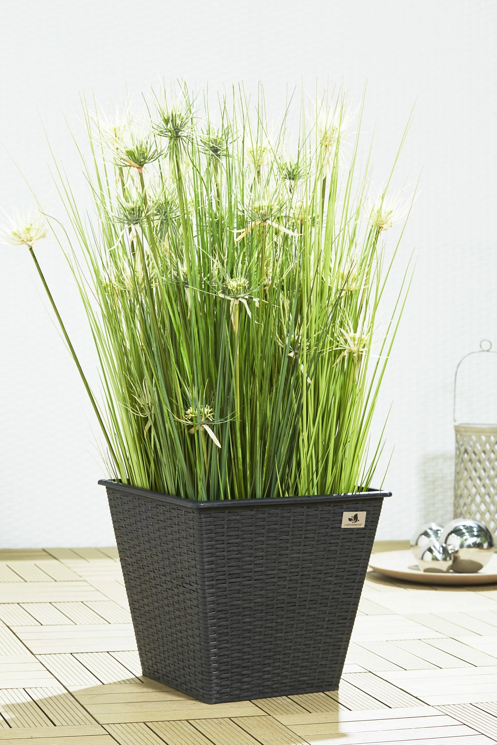 Gartenfreude Planzkübel Polyrattan Pflanzkübel 2 Gartenfreude Planzkübel Polyrattan Pflanzkübel – Bild 2