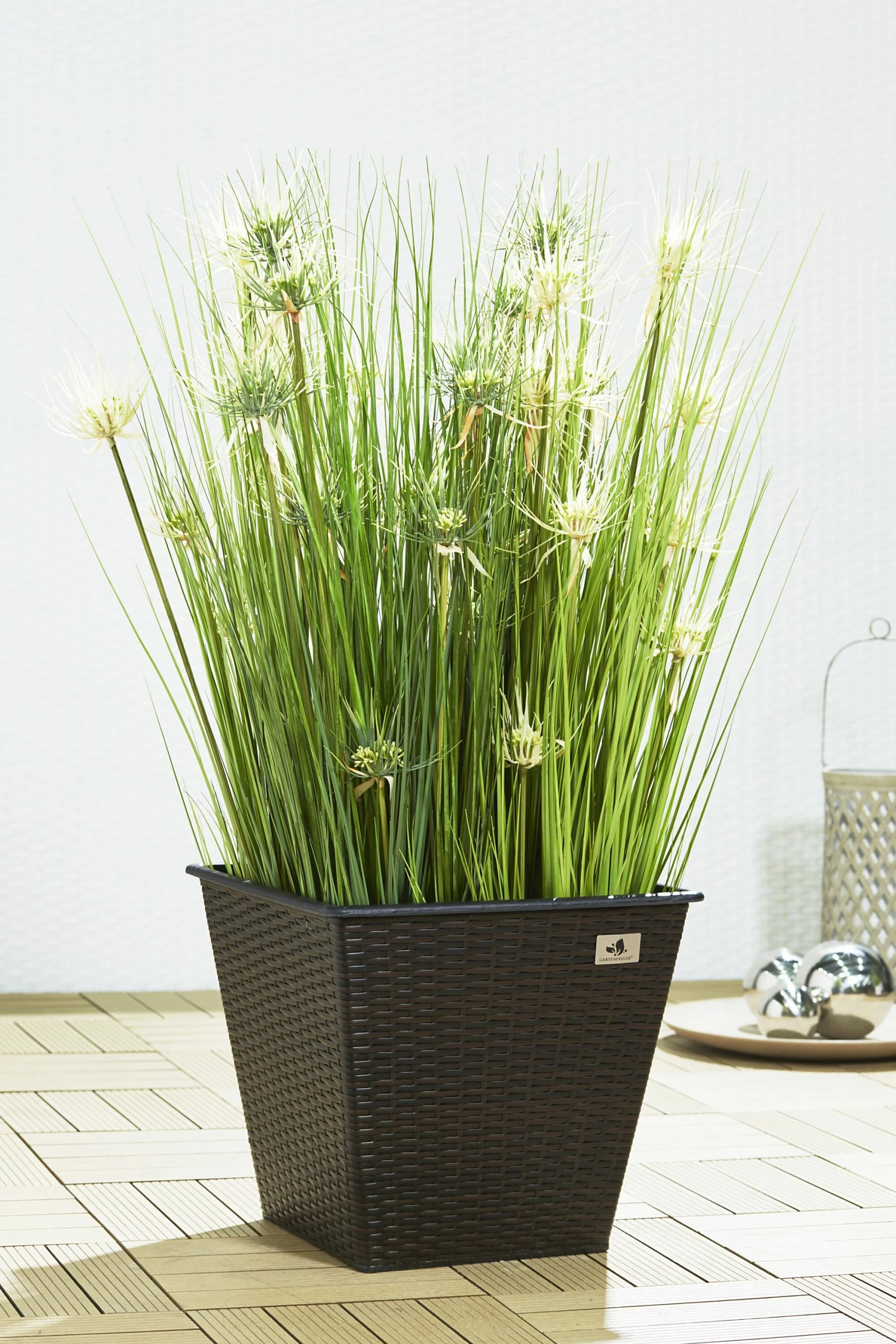 Gartenfreude Planzkübel Polyrattan Pflanzkübel 2 Gartenfreude Planzkübel Polyrattan Pflanzkübel – Bild 2