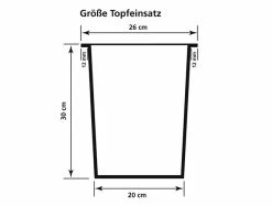 Gartenfreude Pflanzgefäß Blumenkübel Mit Wasserhyazinthe -Zipper Geschäft 8600335500 4001 1000 002 prod 004