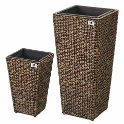 Gartenfreude Pflanzgefäß Pflanzkübel Mit Wasserhyazinthe 2er Set