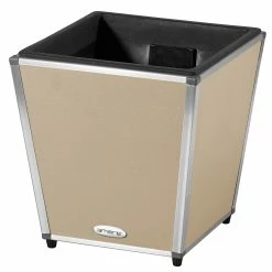 AMARE Pflanzkübel Lederoptik Pflanzgefäß