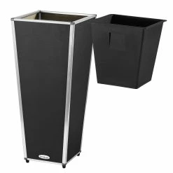 AMARE Pflanzkübel Lederoptik Pflanzgefäß -Zipper Geschäft 8600335500 4250 1004 102 prod 003