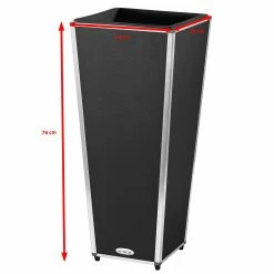 AMARE Pflanzkübel Lederoptik Pflanzgefäß -Zipper Geschäft 8600335500 4250 1004 102 prod 005