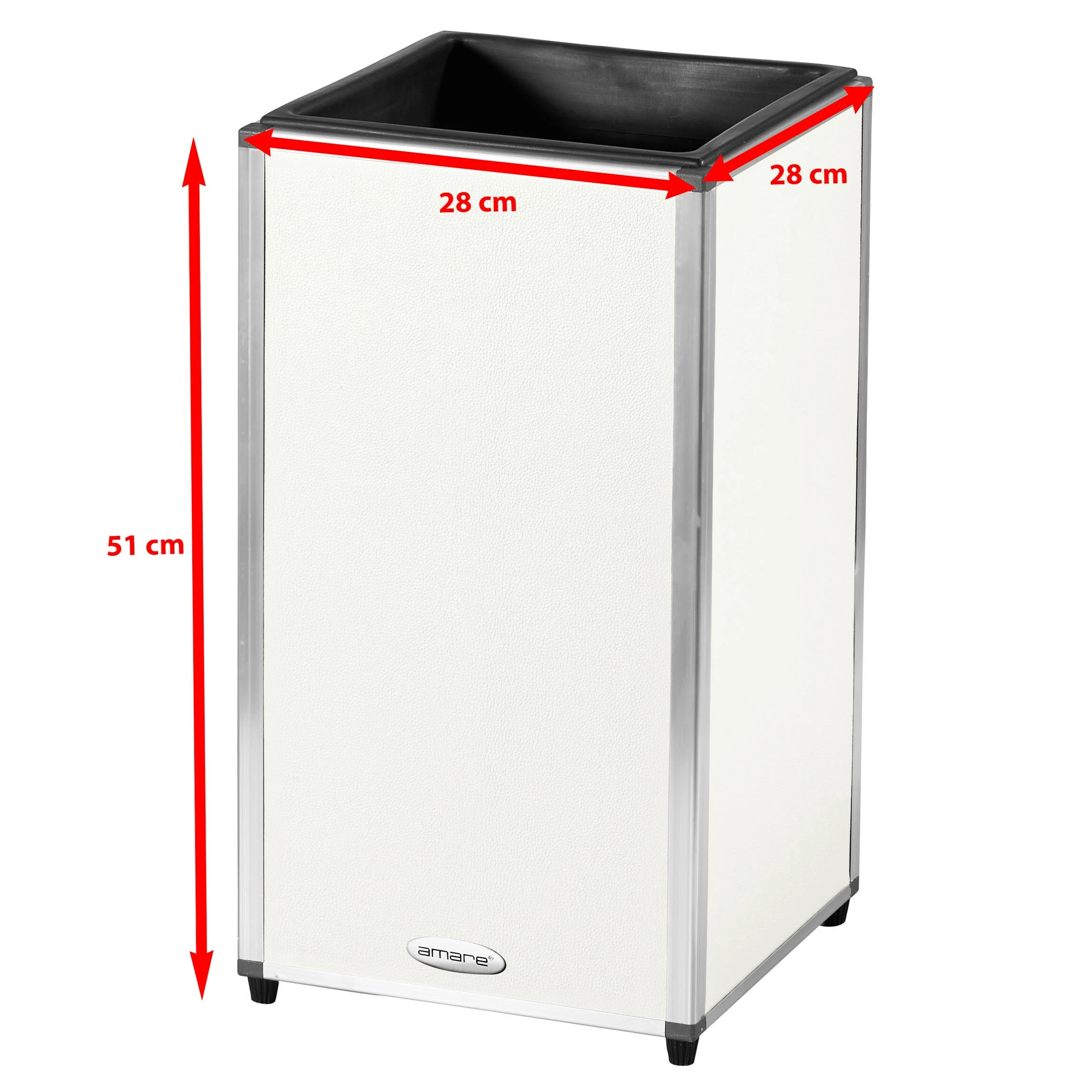 AMARE Pflanzkübel Lederoptik Pflanzgefäß 5 AMARE Pflanzkübel Lederoptik Pflanzgefäß – Bild 5