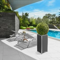 AMARE Pflanzkübel Lederoptik Pflanzgefäß 11 AMARE Pflanzkübel Lederoptik Pflanzgefäß -Zipper Geschäft 8600335500 4250 1007 118 prod 006