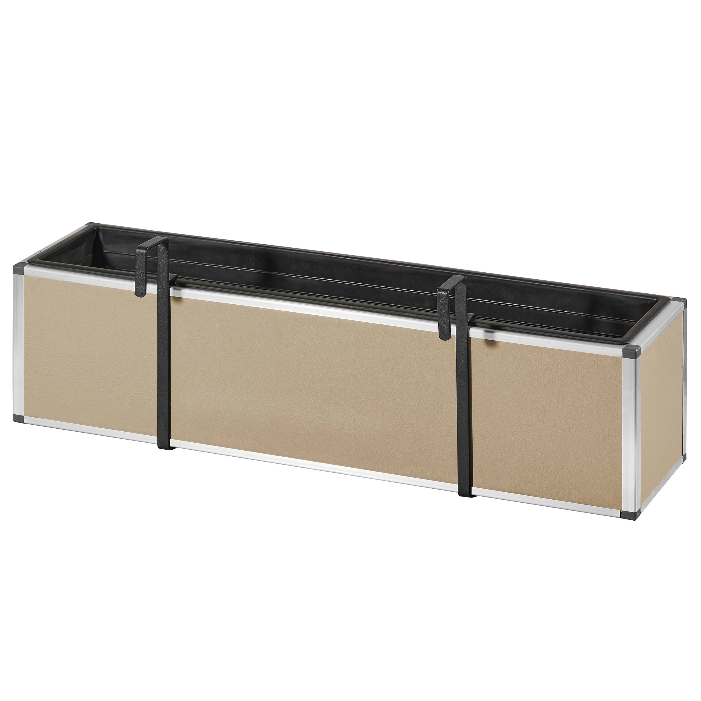 AMARE Pflanzkübel Lederoptik Pflanzgefäß 4 AMARE Pflanzkübel Lederoptik Pflanzgefäß – Bild 4