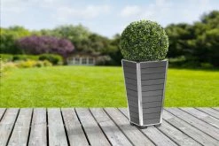 Gartenfreude Pflanzgefäß WPC Pflanzkübel -Zipper Geschäft 8600335500 4450 1000 001 prod 003