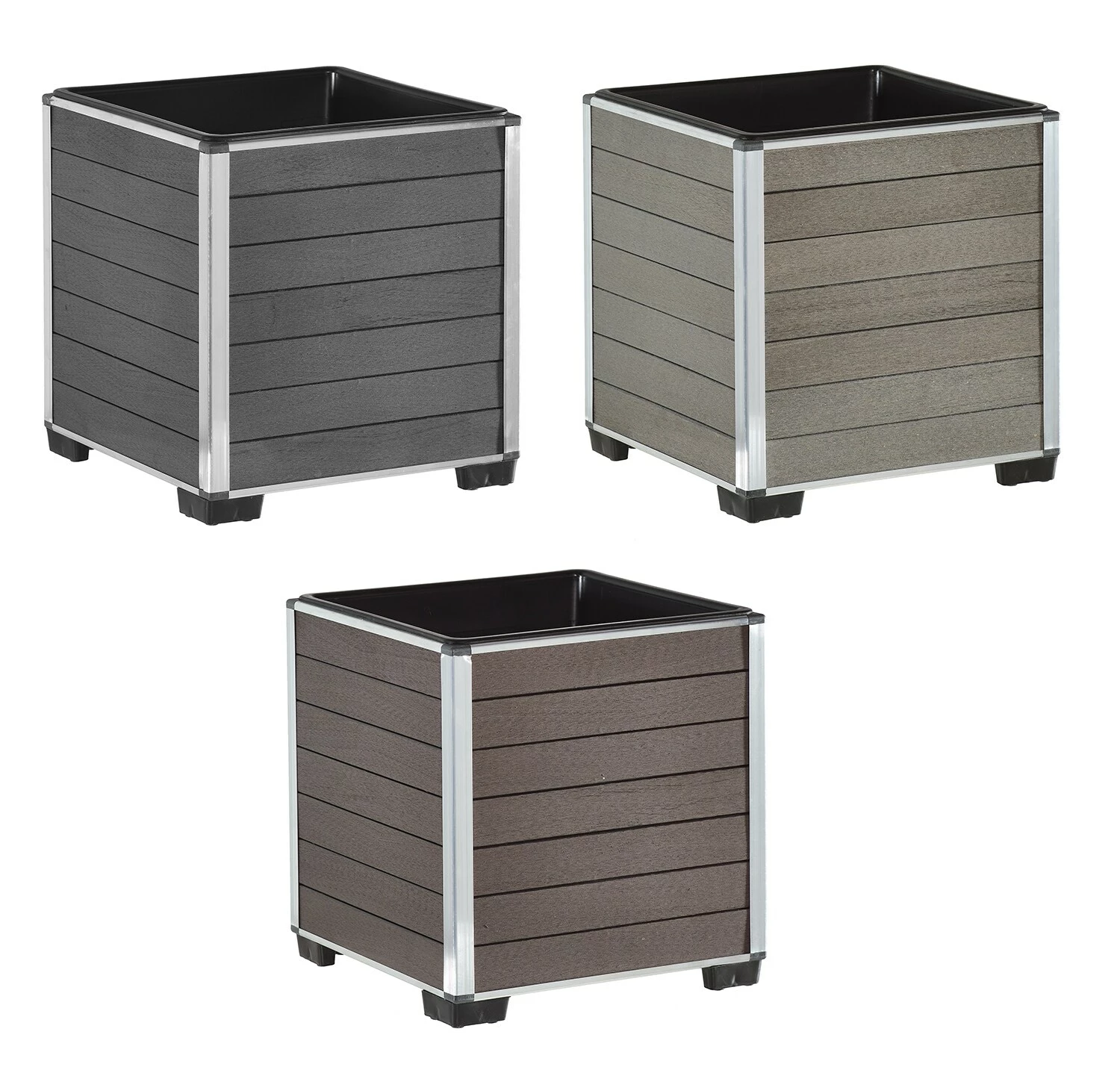 Gartenfreude Pflanzgefäß WPC Pflanzkasten 4 Gartenfreude Pflanzgefäß WPC Pflanzkasten – Bild 4