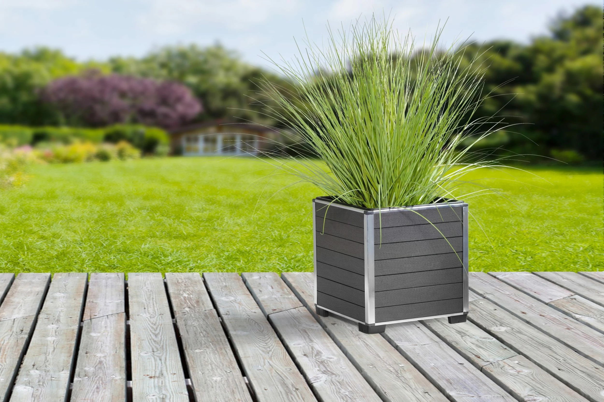 Gartenfreude Pflanzgefäß WPC Pflanzkasten 6 Gartenfreude Pflanzgefäß WPC Pflanzkasten – Bild 6