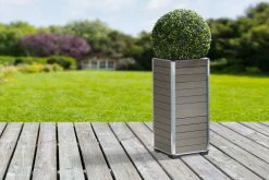 Gartenfreude Pflanzgefäß WPC Pflanzkübel -Zipper Geschäft 8600335500 4450 1004 002 prod 003