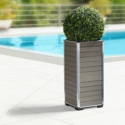 Gartenfreude Pflanzgefäß WPC Pflanzkübel -Zipper Geschäft 8600335500 4450 1004 002 prod 006