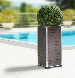 Gartenfreude Pflanzgefäß WPC Pflanzkübel -Zipper Geschäft 8600335500 4450 1004 003 prod 006