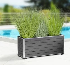 Gartenfreude Pflanzgefäß WPC Pflanzkübel -Zipper Geschäft 8600335500 4450 1006 001 prod 005